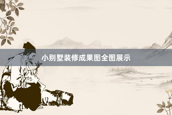 小别墅装修成果图全图展示